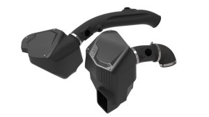 BMW M3 Performance Air Intake - Left + Right - AEM Induction - Cold Air Intake System, Roto-molded Plastic Tubes, Dryflow Filter, Powder-Coated Heatshields - `15-`20